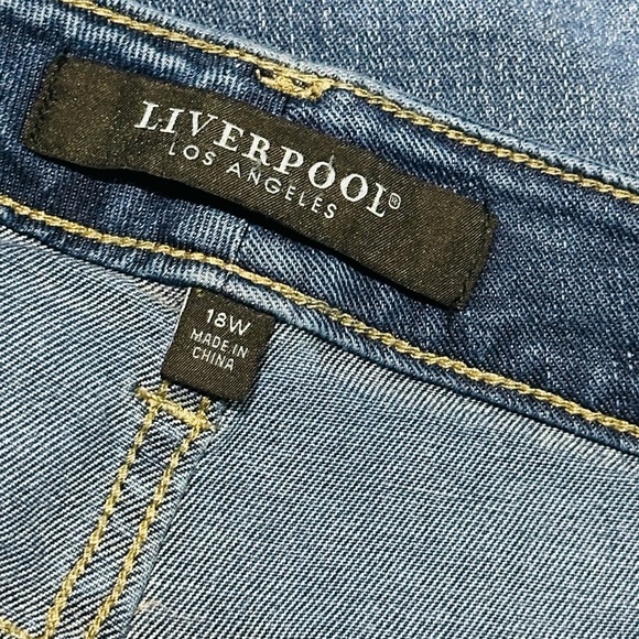 ๐๐ฑโ LIVERPOOL Liv Non-Skinny Skinny High Rise Eco Denim Jeans | Sz 18W - Picture 4 of 6